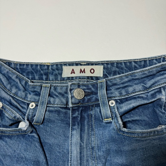 AMO High Rise Kick Jeans - Picture 3 of 7